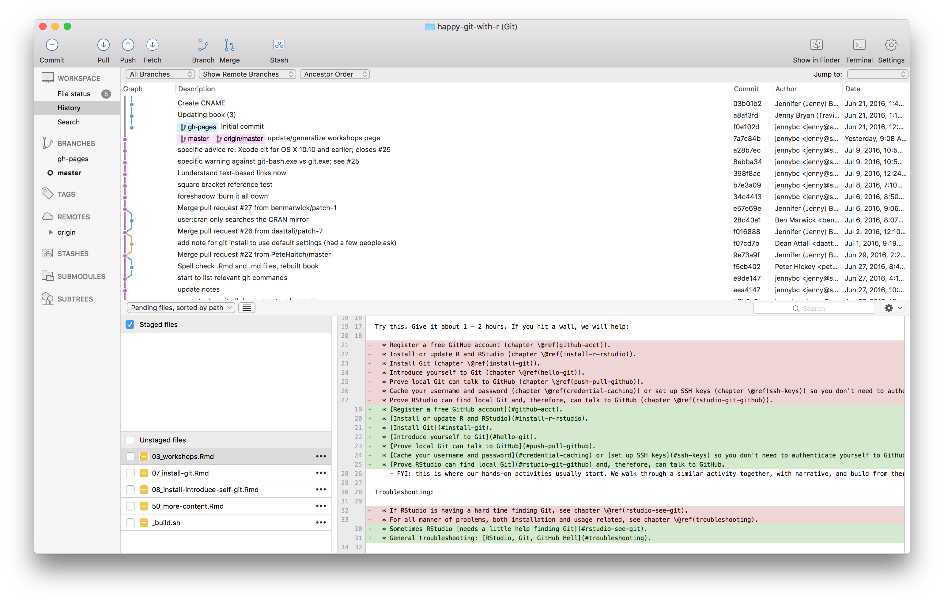 SourceTree screenshot